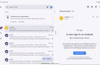 Gmail on Android tablets and foldables now has an adjustable layout