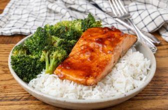 Sweet & Spicy Glazed Salmon