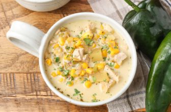 Poblano Corn Chowder – Barefeet in the Kitchen