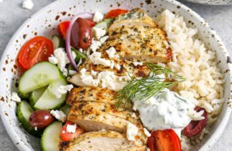 Greek Chicken Bowls – Spend With Pennies