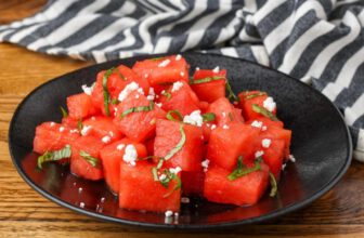 Watermelon Basil Salad – Barefeet in the Kitchen