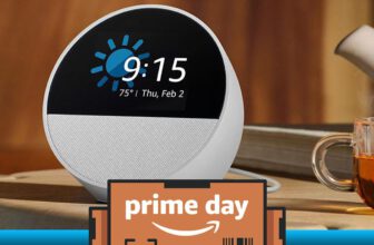 Pick up Amazon’s Echo Spot while it’s on sale for $45 for Prime Day