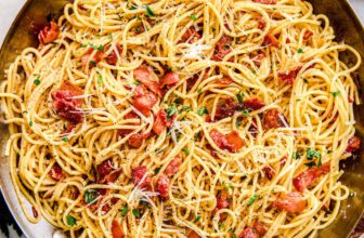Eggless Spaghetti Carbonara