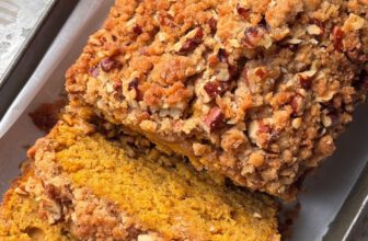 PUMPKIN PECAN STREUSEL BREAD – The Southern Lady Cooks