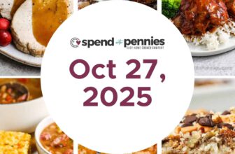 Weekly Meal Plan Oct 27, 2025