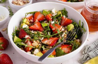 Strawberry Avocado Farro Salad