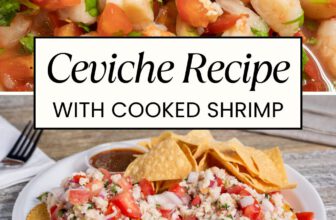 The best ceviche recipe (with cooked shrimp!)