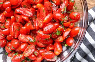 Marinated Tomatoes – Barefeet in the Kitchen