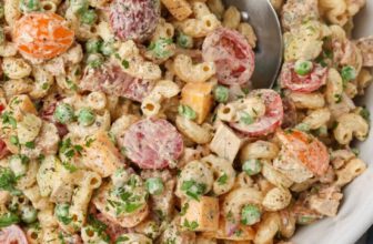 Chicken Bacon Ranch Pasta Salad