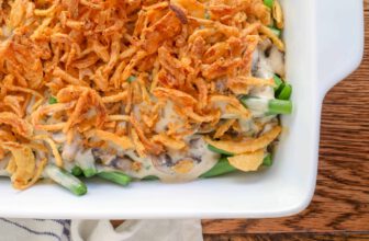 Homemade Green Bean Casserole – Barefeet In The Kitchen